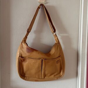 Margot New York Butter Yellow/Mustard Soft Leather Bag with Adjustable Strap